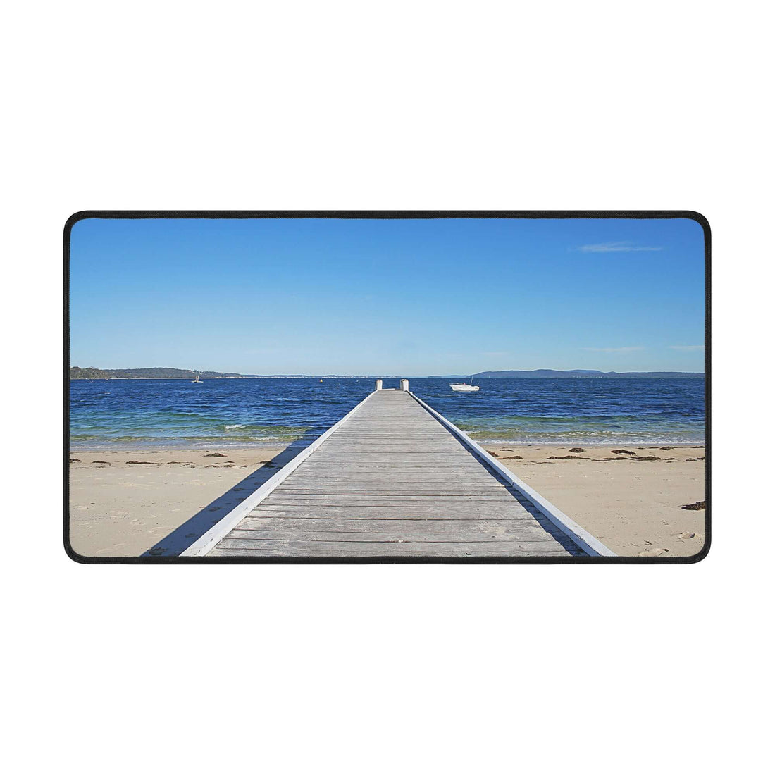 Little Beach. Long Jetty. Large Desk/Bar Mat.