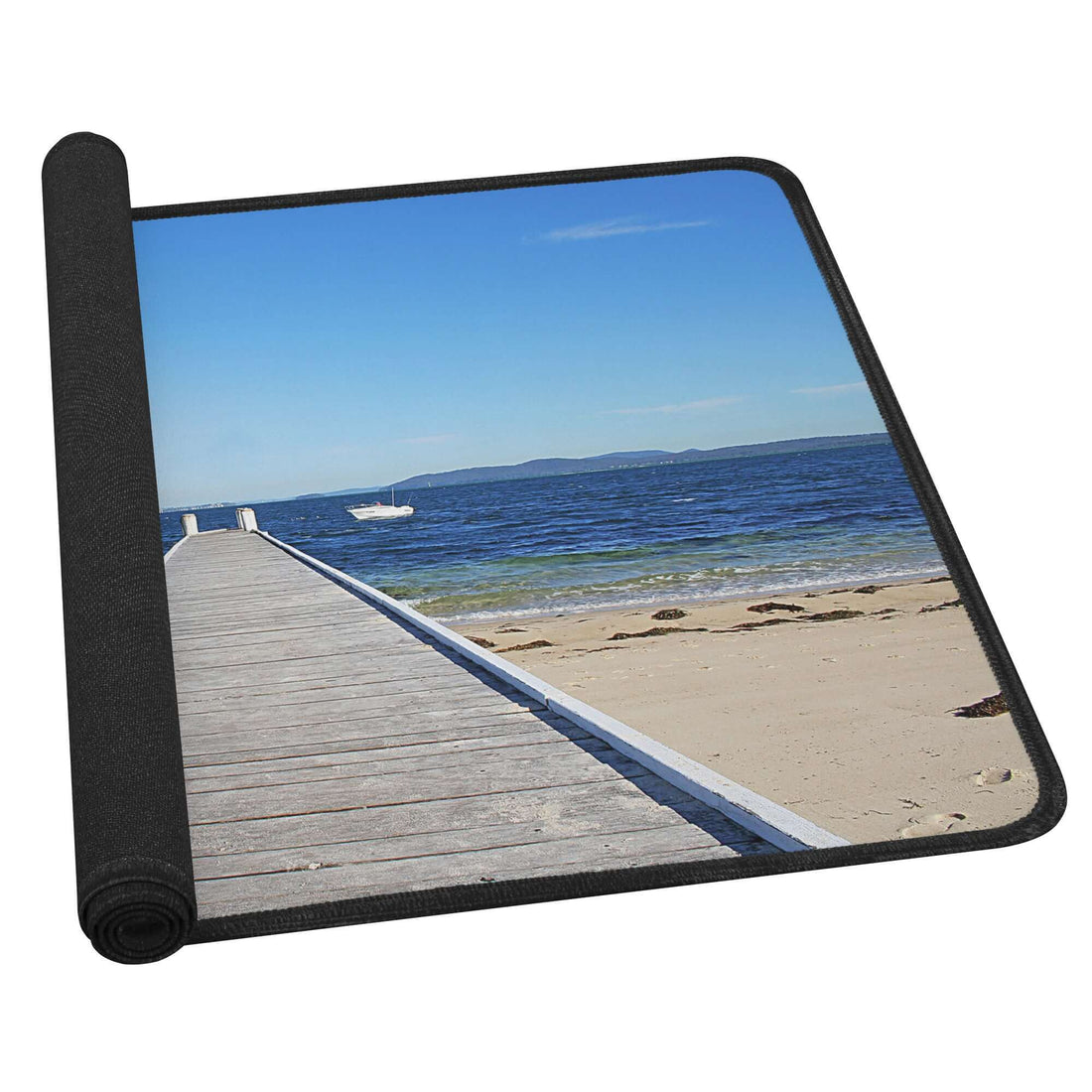 Little Beach. Long Jetty. Large Desk/Bar Mat.