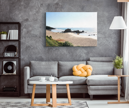 Looking northwards along Flynn's beach. Australia. Canvas Wrap.