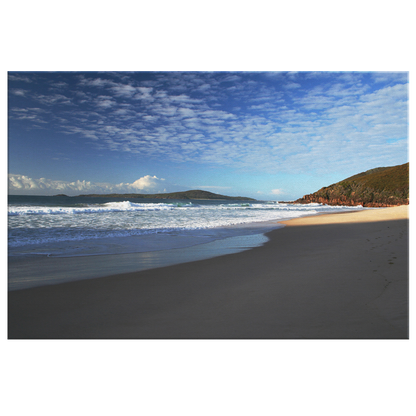 Early morning on Zenith Beach. Port Stephens. Australia. Canvas Wrap.